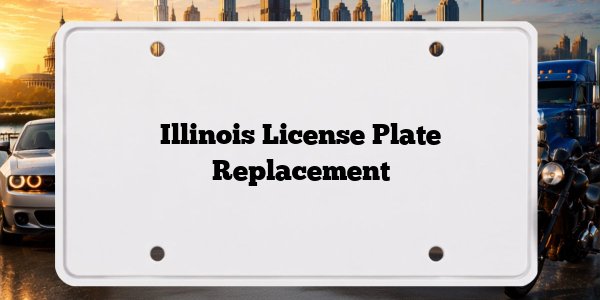 Illinois License Plate Replacement